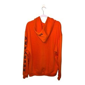 H&M Orange Graphic Print Hoodie Men’s Large Pullover